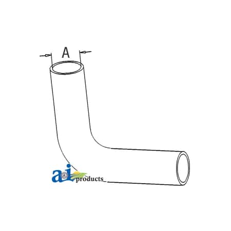 A & I Products Radiator Hose, Bottom 11" x2" x2" A-527775M1